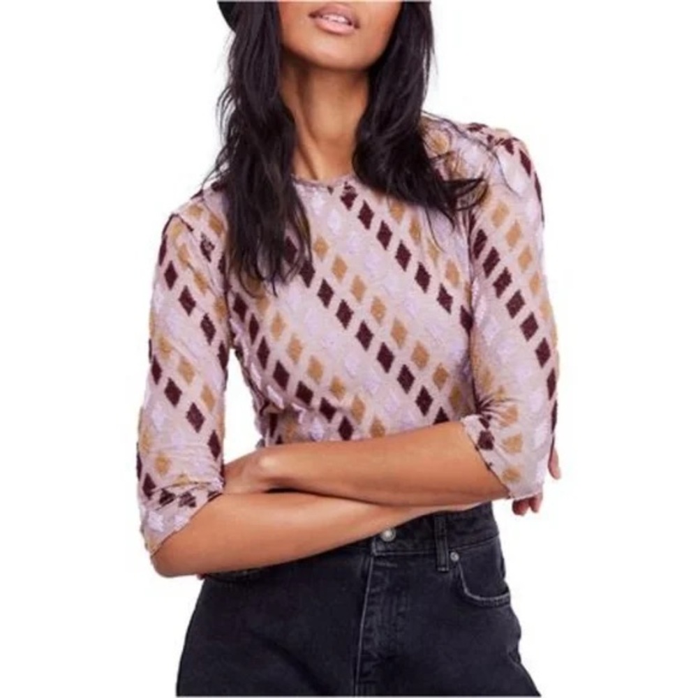 Free People Magic Carpet Crop Top